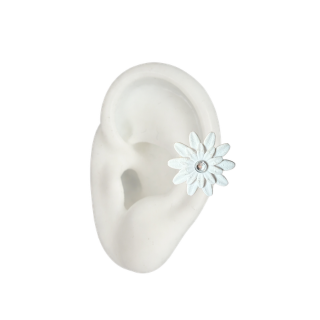 Small Margarita Ear Cuff - White