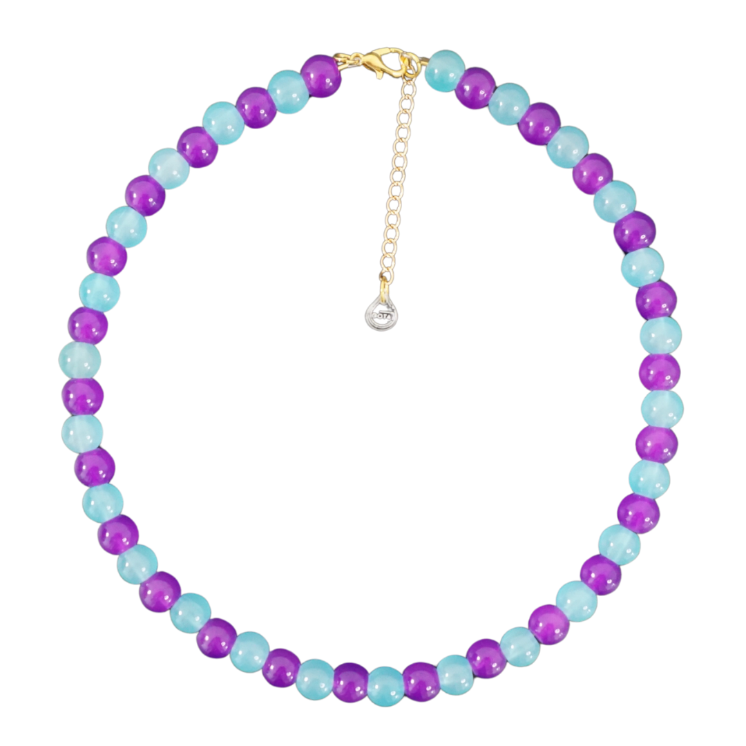 Jelly Necklace - Purple & Blue