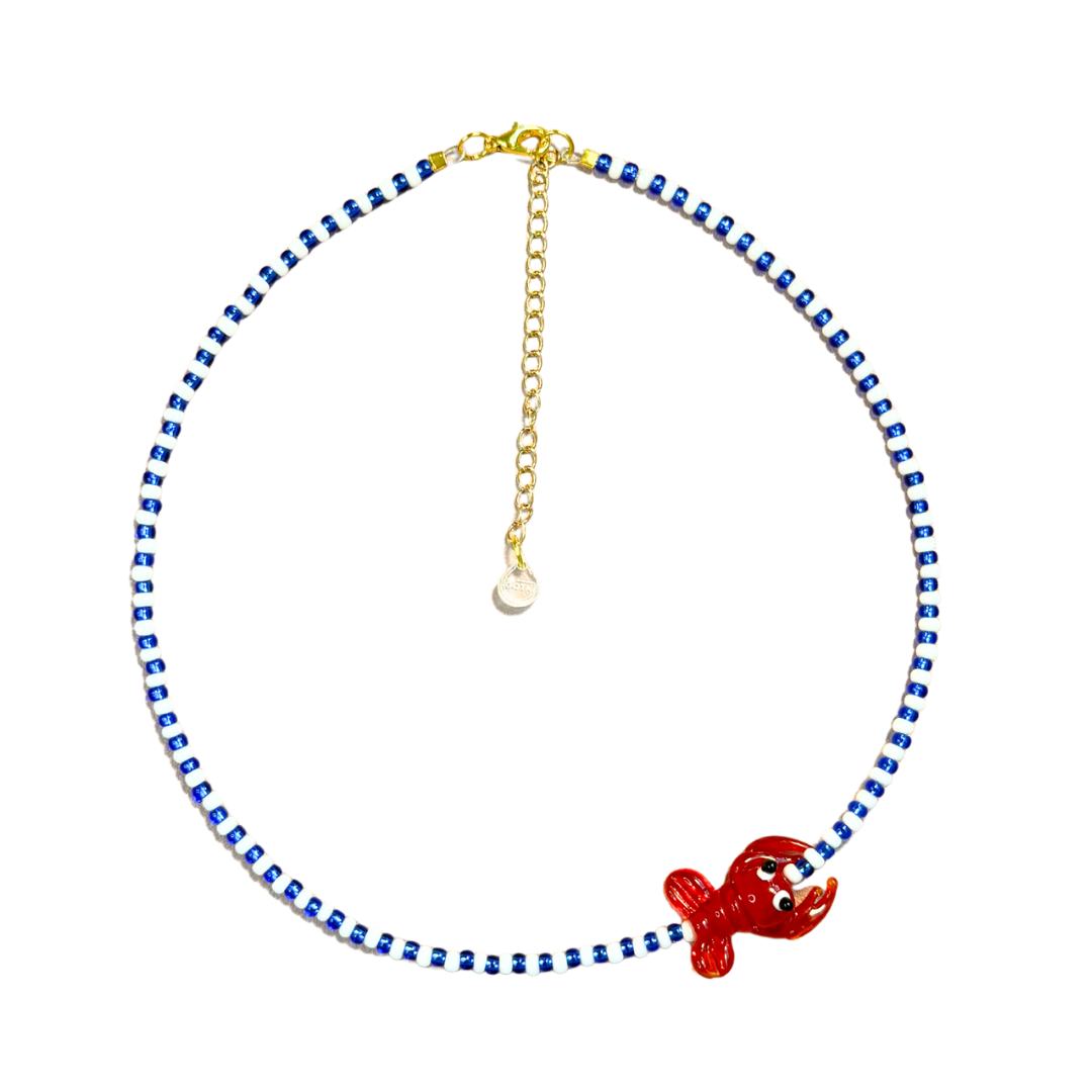 Lagosta Necklace - Blue