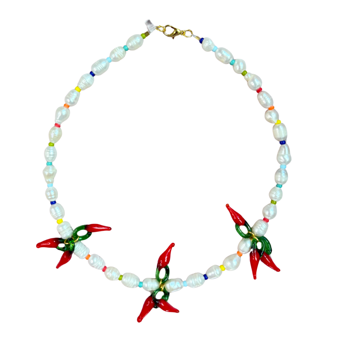 Chilis Necklace - Multicolor
