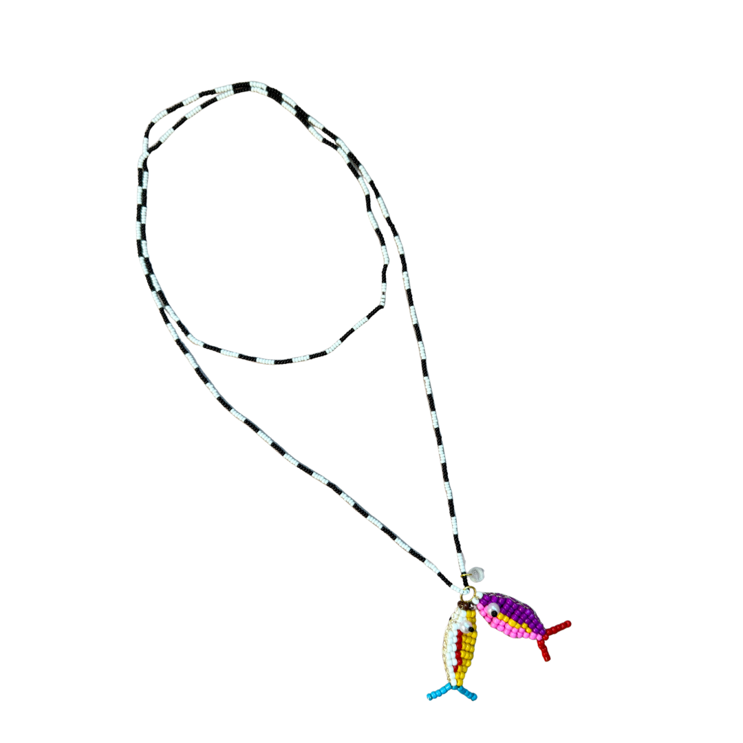 Nemo Necklace XL - Pink & Yellow