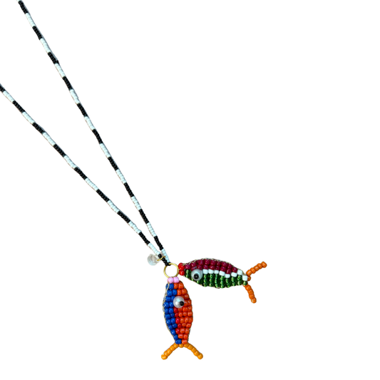 Nemo Necklace - Green & Orange