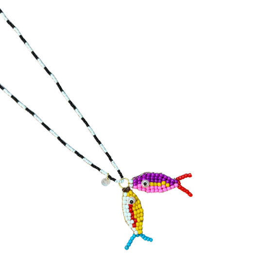 Nemo Necklace - Pink & Yellow
