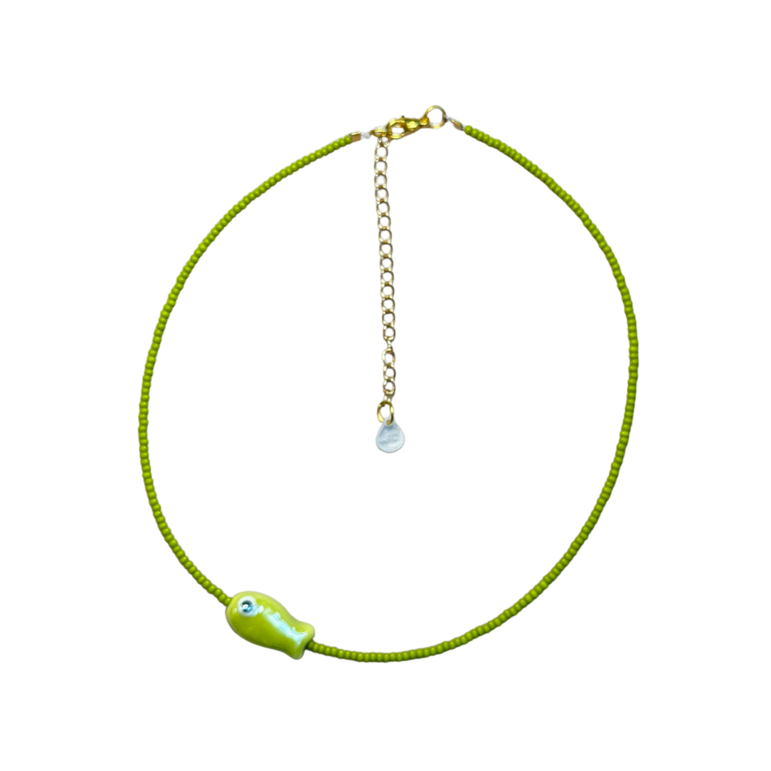 Pescadito Necklace - Green