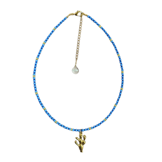 Cactus Necklace - Blue
