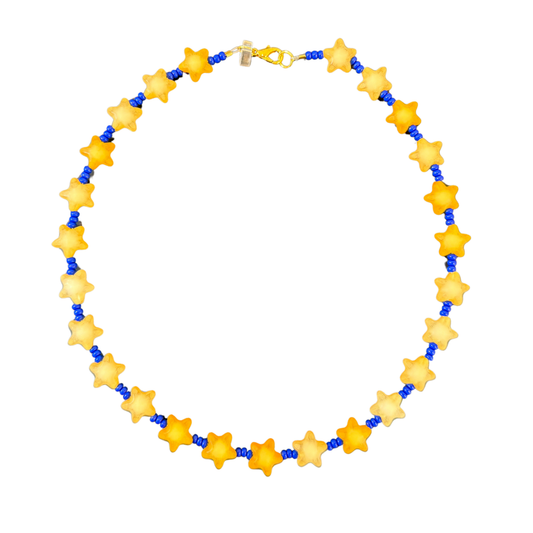 Estrellada Necklace - Dark Yellow
