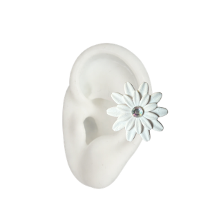 Medium Margarita Ear Cuff - White