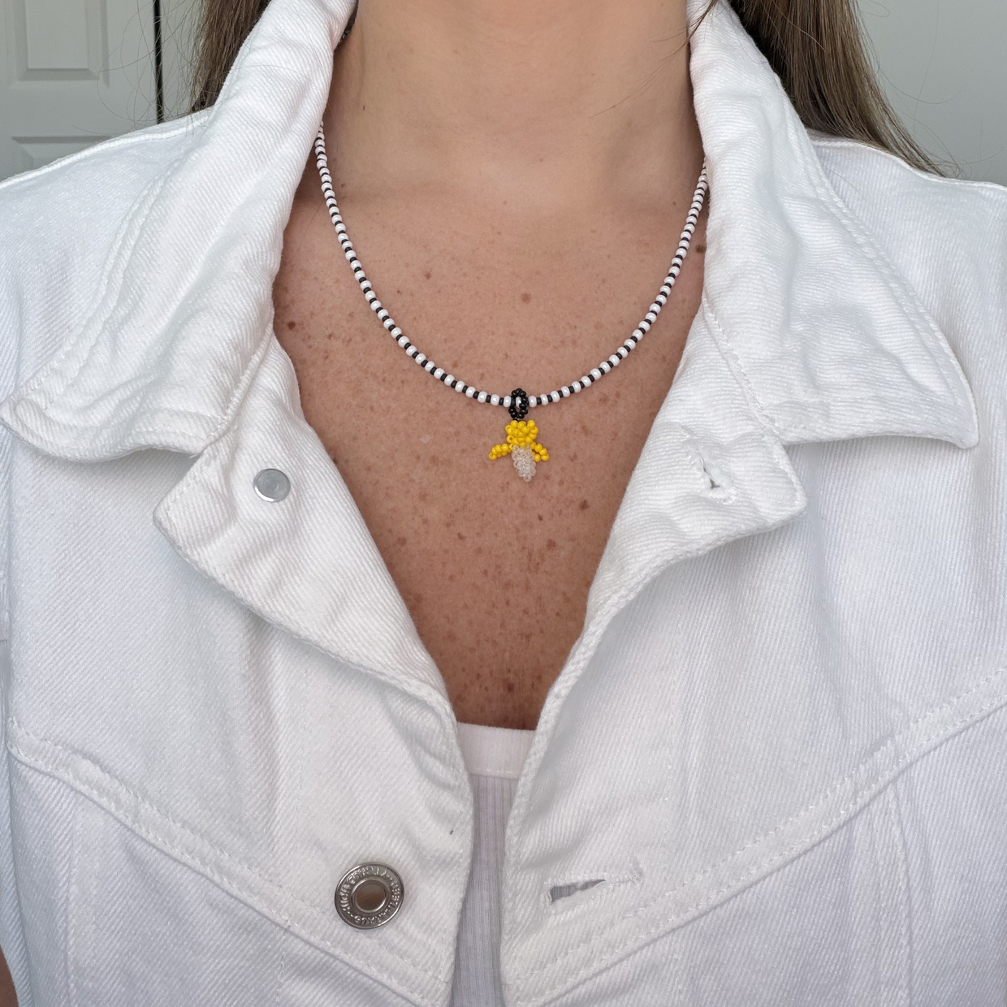Mini Banana Beaded Necklace