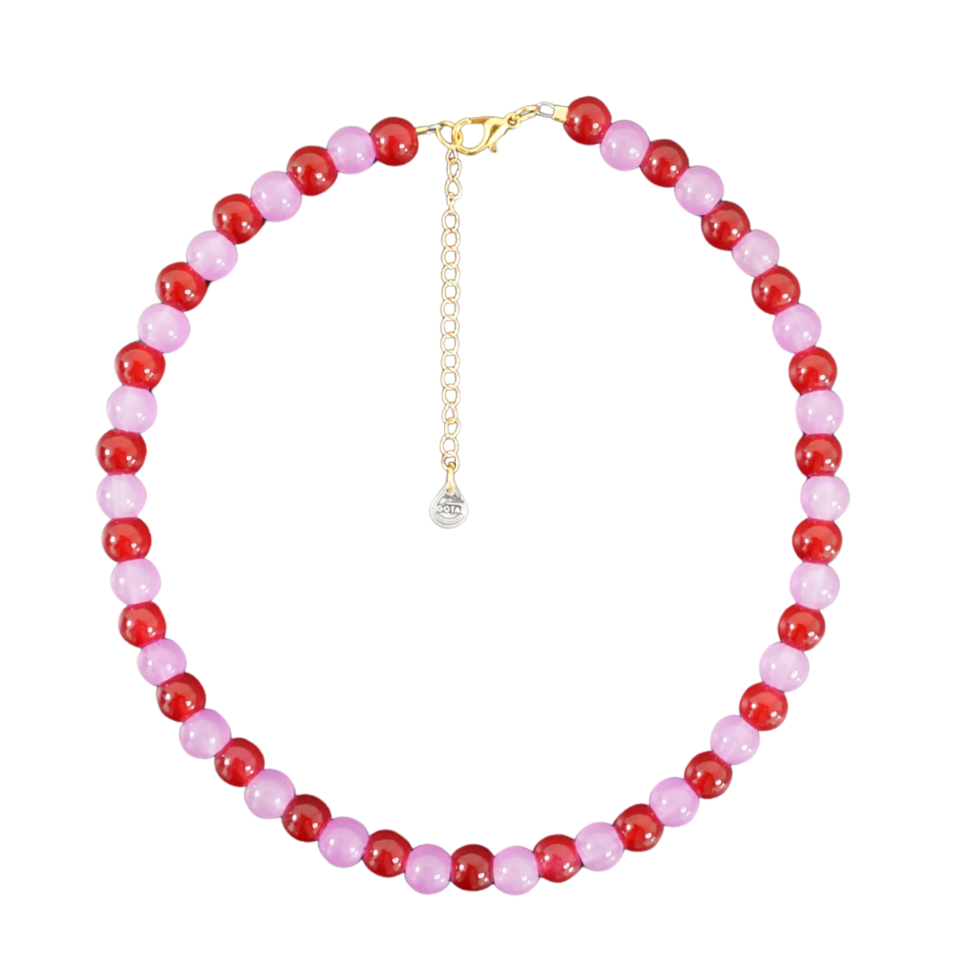 Jelly Necklace - Wine & Purple