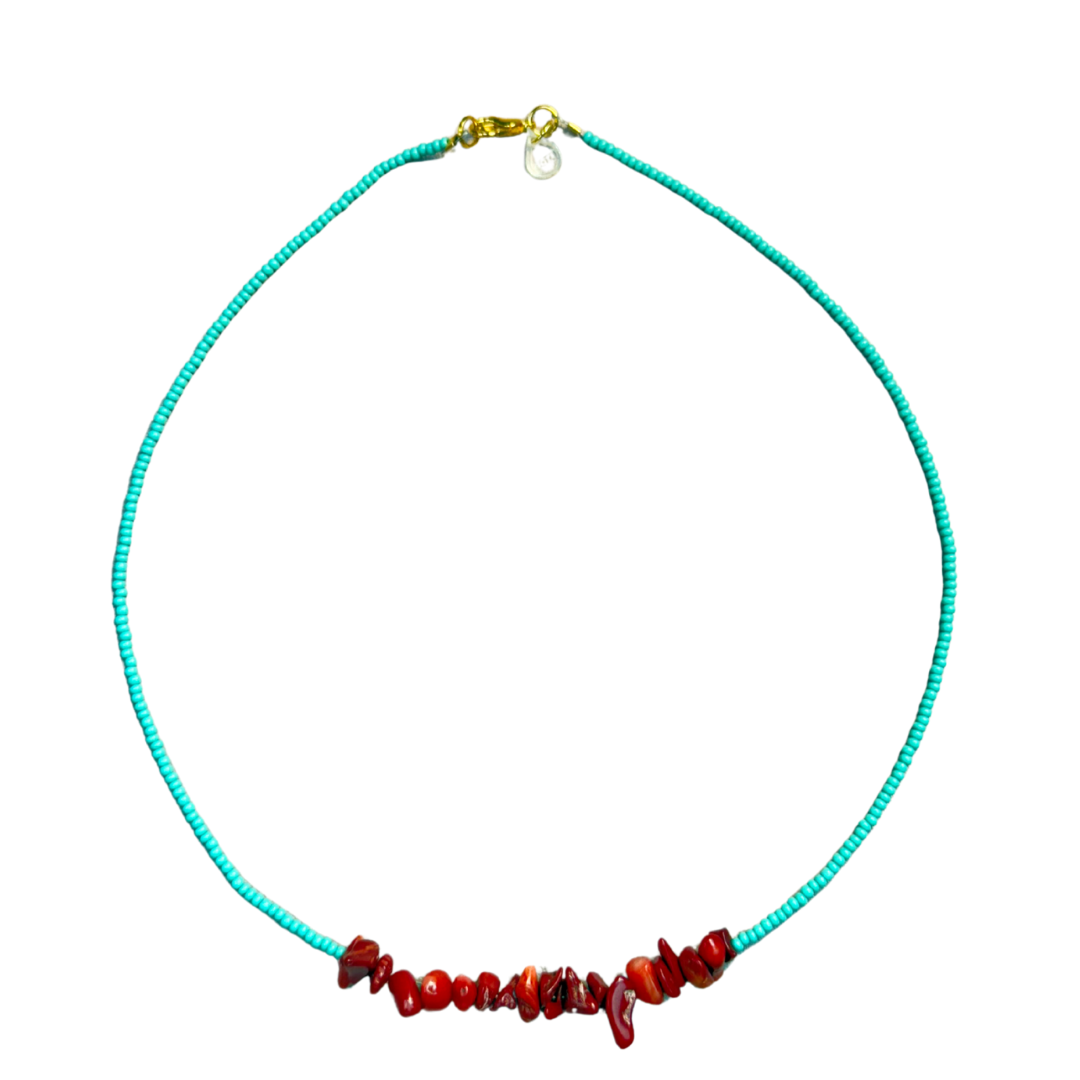 Coralina Necklace - Blue