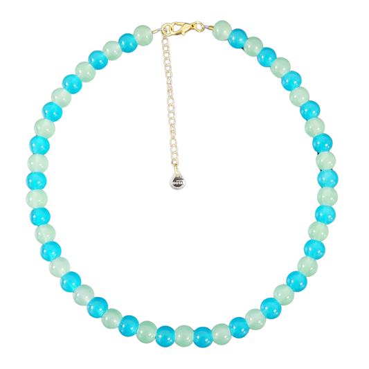 Jelly Necklace - Turquoise & Light Green