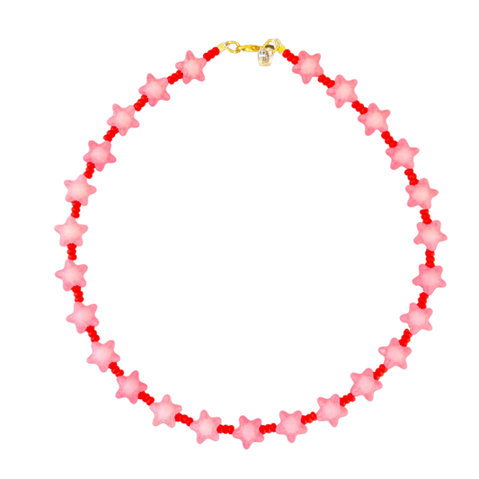Estrellada Necklace - Pink