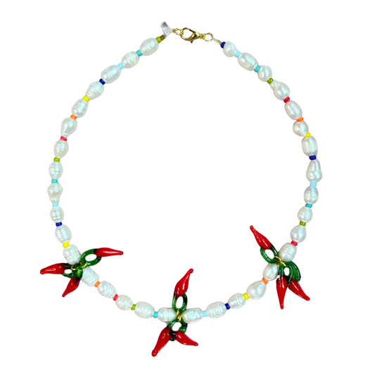 Chilis Necklace - Multicolor