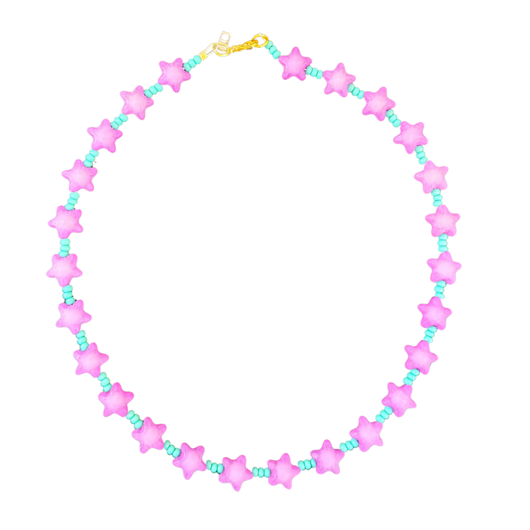 Estrellada Necklace - Purple