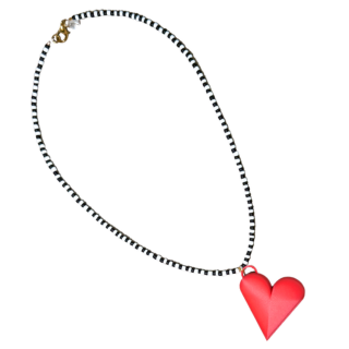 Corazonada Necklace - Red