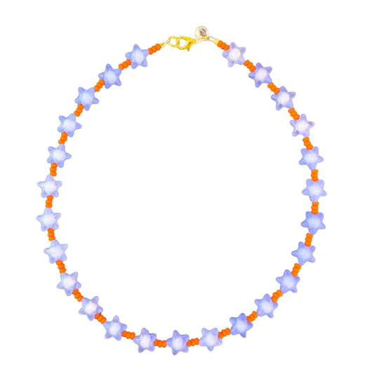 Estrellada Necklace - Dark Purple