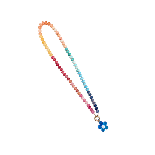 Flora Necklace - Blue
