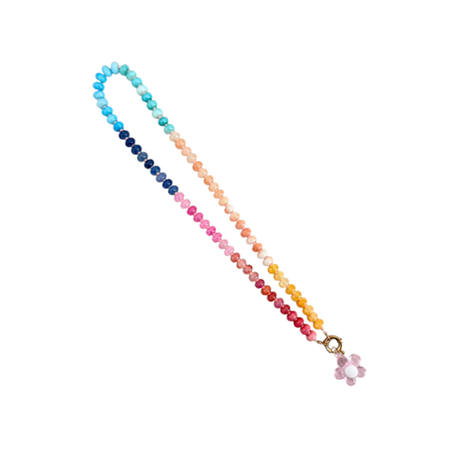 Flora Necklace - Light Pink