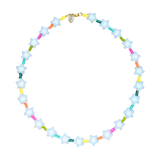 Estrellada Necklace - Frosted Clear