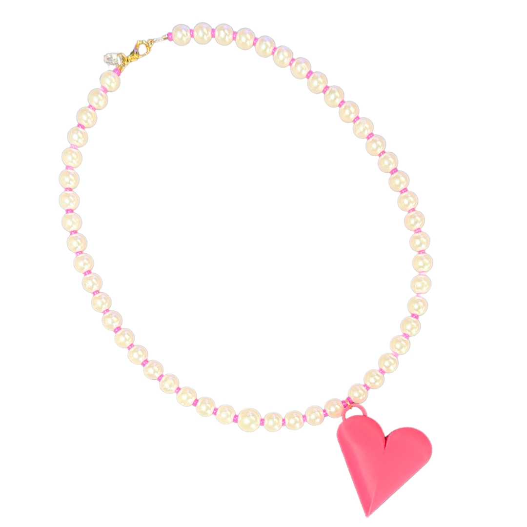Corazonada Necklace - Pink