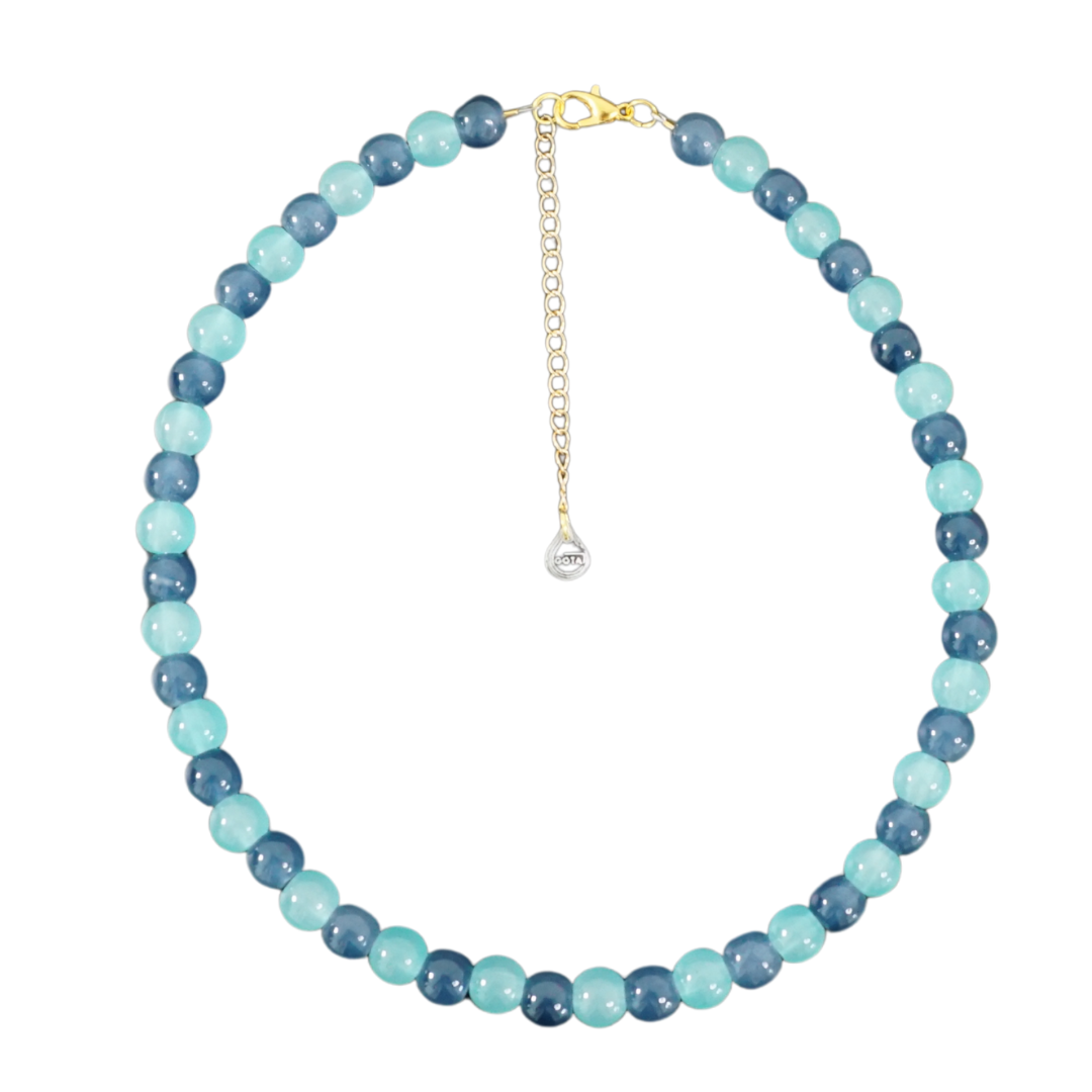 Jelly Necklace - Blue & Baby Blue